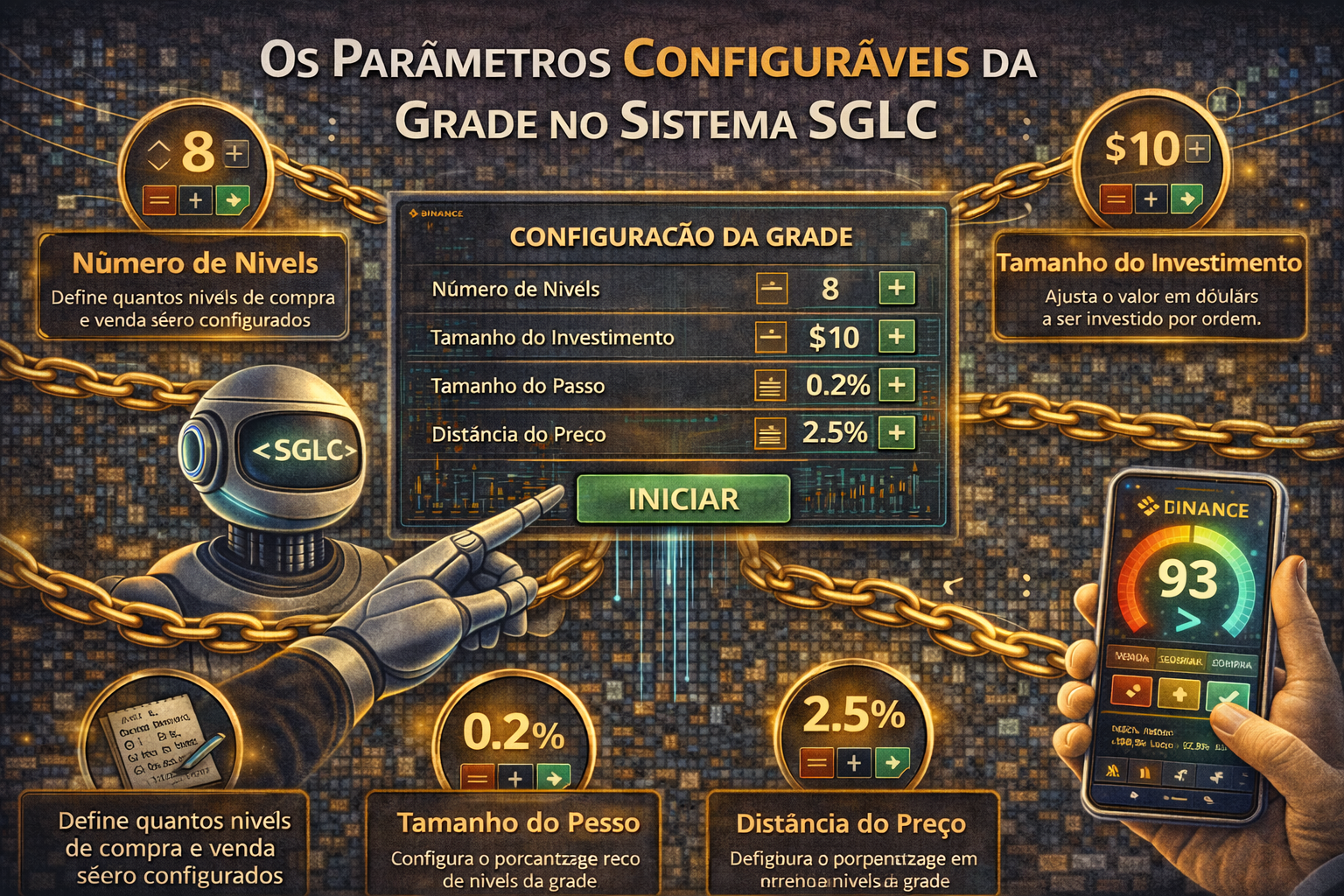 Os Parâmetros Configuráveis da Grade no Sistema SGLC